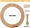 20 Pieces Large Hanging Round Wreath frames 12Inch Cardboard Wreath Rings for DIY Crafts Paper Round Circle Hanging Ornaments Decorations with Hole Twine for Decor